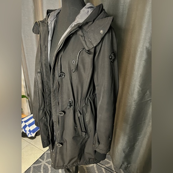 Nanette Lepore Black winter jacket size M - Picture 7 of 9